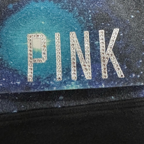 PINK Victoria's Secret Blue and Black Shorts - Picture 4 of 5